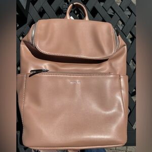 Matt & Nat Brown Vegan Leather Backpack
